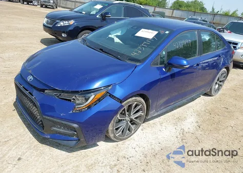 2020 Toyota Corolla Se from USA, damaged, VIN 5YFS4RCE6LP015542